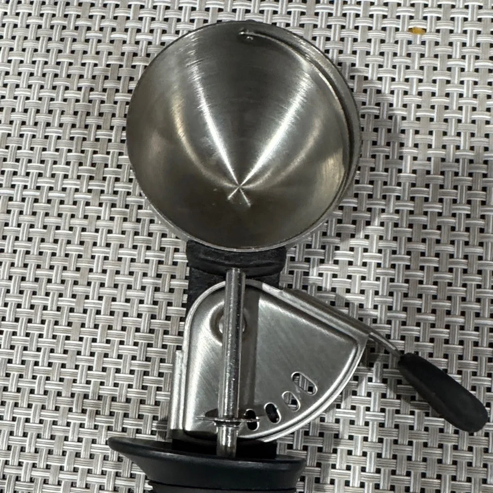 OXO Stainless Steel Ice Cream Scoop with Black Handle